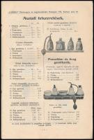 1927 Lorissa Művek (Bp. VII., Kertész u. 23.) borbély, fodrász-kellékek, acél- és kozmetikai cikkek,...