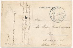 1917 Znióváralja, Klastor pod Znievom (Turóc); Kath. Patronage Egyesület fiúnevelő intézete, játszó ...