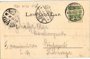 1902 Nagyszalonta, Salonta; Kossuth Lajos szobor. Fábián L. Dezső kiadása / statue, monument