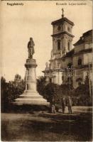 1917 Nagykároly, Carei; Kossuth szobor (1920-ban ledöntötték). Vasúti levelezőlapárusítás 5951. / statue (demolished in 1920) (EK)