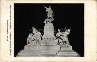 1908 Arad, Kossuth szobor. Margó és Pongrácz pályaműve. A szobor bizottság kiadványa / statue, monument (EK)