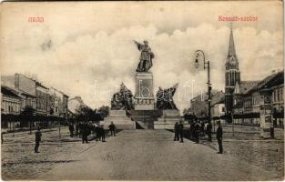 1909 Arad, Kossuth szobor / statue, monument (EK)