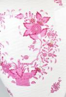 Herendi nagy méretű Apponyi mintás lámpa. Jelzéssel. Porcelán rész hibátlan, búra és szerelék szép á...