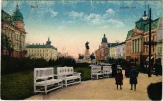 1917 Arad, Kossuth park. Kerpel Izsó kiadása / park (EK)