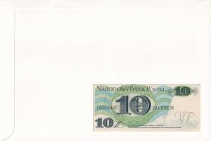 Lengyelország 1982. 10Zl felbélyegzett borítékban, bélyegzéssel T:UNC Poland 1982. 10 Zlotych in env...