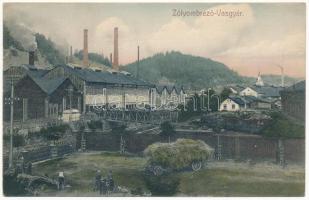 Zólyombrézó, Podbrezová; vasgyár / iron works, factory