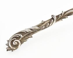Ezüst(Ag) mokkás kanál, jelzett, h: 12,5 cm, nettó: 17,9 g