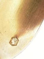 Ezüst(Ag) mokkás kanál, jelzett, h: 12,5 cm, nettó: 17,9 g
