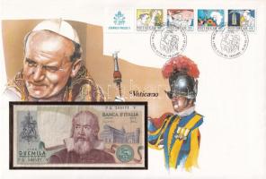 Vatikán 1983. 2000L felbélyegzett borítékban, bélyegzéssel T:F Vatican 1983. 2000 Lire in envelope with stamp and cancellation C:F