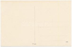 Vágbori, Borovce (Pöstyén, Piestany); templom, üzlet, utca / church, shop, street. Art Nouveau, flor...