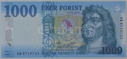 2017. 1000Ft "DM8719723" T:UNC Adamo F55.6