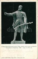 Nagykőrös, Kossuth szobor ünnepélyes leleplezése 1900. szeptember hó 30-án. Tóth András debreceni szobrász alkotása. Geszner Jenő kiadása (Rb)