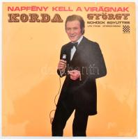 Korda György, Schöck Együttes - Napfény Kell A Virágnak.  Vinyl, LP, Album, Stereo, Pepita, Magyarország, 1972. VG+