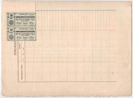 Kiskőrös 1908. "Kiskőrösi Takarékpénztár Részvénytársaság" részvénye 100K-ról szelvényekke...