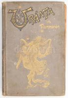 Flammarion, Camille: Uránia. Ford.: Zempléni P. Gyula. Bp., 1896, Minta-Antiquarium és Könyvkereskedés, 181+(3) p. Kiadói aranyozott egészvászon-kötés, viseltes állapotban, több helyen szétváló, ragasztott fűzéssel.