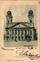 1901 Debrecen, Református nagytemplom. Telegdi K. Lajos utóda kiadása (fl)