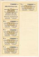 Székelyhid 1941. "Érmelléki Takarékpénztár Székelyhidon" részvénye 50P-ről szárazpecséttel...