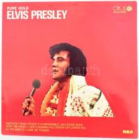 Elvis Presley - Pure Gold, Vinyl, LP, Compilation, Repress, Stereo, Csehszlovákia 1981 (A lemez az VG enyhén hajlott azonban a borító viseltesebb állapotban van)