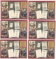 ~1980. "Tanulók Takarékpénztára" jutalomjegy (6x) T:AU