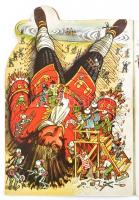 Gulliver Lilliputban. Ford.: Fendt Pál. Vojtech Kubasta rajzaival. (Képes mesekönyv, két térbeli ill...