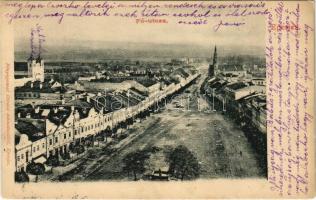 Eperjes, Presov; Fő utca. Divald / main street (EK)