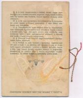 1913. "Mezőberényi Gazdasági Takarékpénztár Részvény-Társaság" betéti könyve használt, fol...