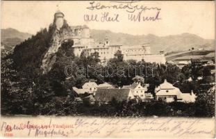 1904 Árvaváralja, Oravsky Podzámok; vár / hrad / castle (fa)