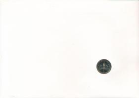 Nagy-Britannia 1990. 5p "Brit Antarktiszi Terület" érmés borítékban, bélyegzéses bélyeggel...