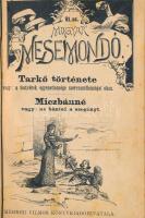 Magyar Mesemondó 10 füzet 91-100. szám, bekötve, korabeli vászonkötésben. Bp., é.n. (cca1890) Méhner