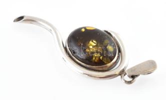 Ezüst(Ag) medál, jelzett, h: 6 cm, bruttó: 5,7 g