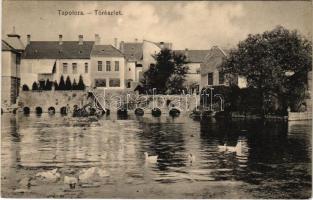 1912 Tapolca, Tórészlet. Kiadja Löwy B.