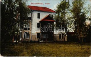 1920 Balatonföldvár, Josette villa. Kiadja Gerendai Gyula (kopott sarkak / worn corners)