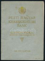 1912 Pesti Magyar Kereskedelmi Bank soproni fiókja, 1912. évi naptár. Bp., Grafikai Intézet Rt., 16 p. Tűzött papírkötés, a borítón foltokkal.