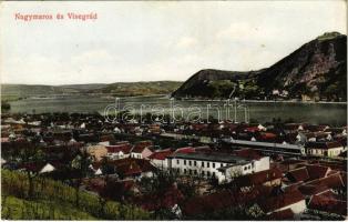 1934 Nagymaros és Visegrád, vasútállomás, Duna