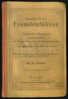 Dr. Fr. Förster: Illustrirter Wiener Fremdenführer. Wien (Bécs), 1873, Alfred Hölder (Beck'sche Universitäts-Buchhandlung). Egészoldalas képekkel, térképekkel, kihajtható melléklettel. Német nyelven. Kiadói félvászon-kötés, kissé koszos borítóval, néhány kissé foltos lappal, egy hiányzó térképmelléklettel.