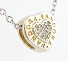 Ezüst(Ag) nyaklánc Pandora jelzéssel, állítható h: max. 56 cm, bruttó: 5,9 g