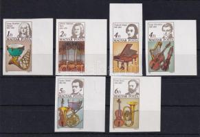 1985 Zeneszerzők ívszéli vágott sor