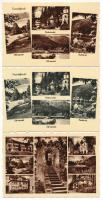 Tusnádfürdő, Baile Tusnad; - 3 db régi Weinstock képeslap / 3 pre-1945 postcards