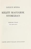 Ignácz Rózsa: Keleti magyarok nyomában. Regényes útirajz. Biczó András rajzaival. Bp., 1941, Dante. Kiadói félvászon-kötés, kis kopásnyomokkal, jó állapotban.