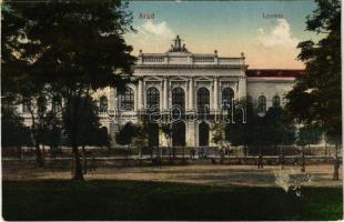 Arad, Líceum, gimnázium. Kerpel Izsó kiadása / Lyceum / grammar school (vágott / cut)