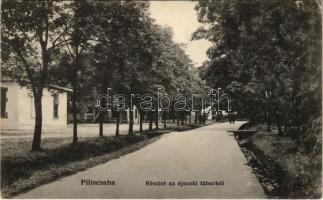 1912 Piliscsaba, részlet az északi táborból. Pohl és Herz kiadása (Rb)