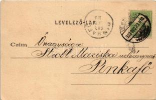 1903 Veszprém, Angolkisasszonyok zárdája. Pósa Endre kiadása (EK)