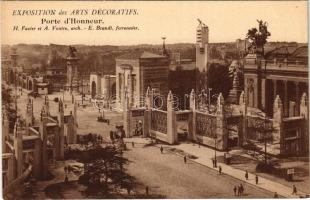 Paris, Exposition des Arts Décoratifs, Porte dHonneur / Exhibition of Decorative Arts, Gate of Honor