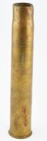 cca 1942 II. világháborús töltényhüvely váza. Keleti Front gravírozással réz. 31 cm