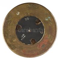 cca 1942 II. világháborús töltényhüvely váza. Keleti Front gravírozással réz. 31 cm