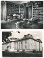 42 db MODERN használatlan fekete-fehér magyar város képeslap a Balaton környékéről