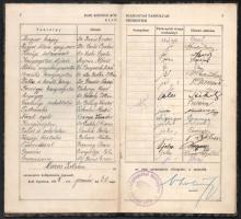 1932 Egri közigazgatási tanfolyam leckekönyve