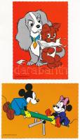 Walt Disney - 23 db modern használatlan képeslap / 23 modern unused postcards