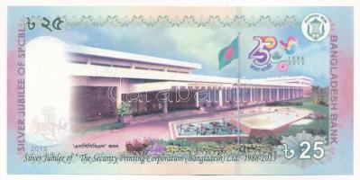 Banglades 2013. 25T "A The Security Printing Corporation (Bangladesh) Ltd. ezüst jubileuma 1988...