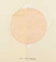 1950 Pázmány Péter Egyetem által kiállított kémikusi oklevél Buzágh Aladár aláírásával, felzetes szá...